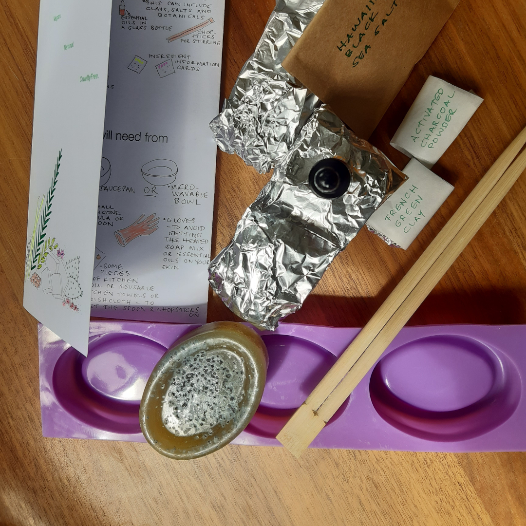 Organic Soapmaking Kit - Citrus & Shea; Green Woodlands; Tea Tree Skin Bliss